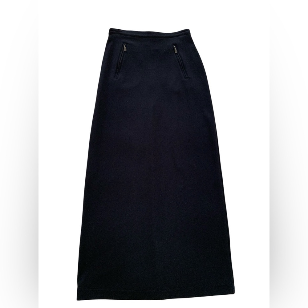 Vintage 90s Limited America Skirt Womens Size 4 Black Pencil Midi Corporate Core